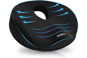 SAHEYER Donut Pillow for Tailbone and Butt Pain Relief After Surgery