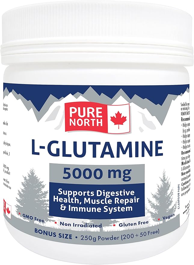 PURE LGlutamine 5000mg 250g Gut LGlutamine Powder Gut Health Digestive Health Support