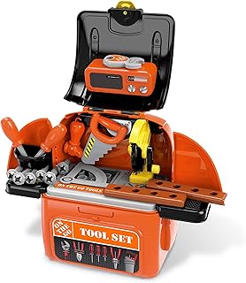 Kid Galaxy On The Go Backpack - Pretend Play Tool Set