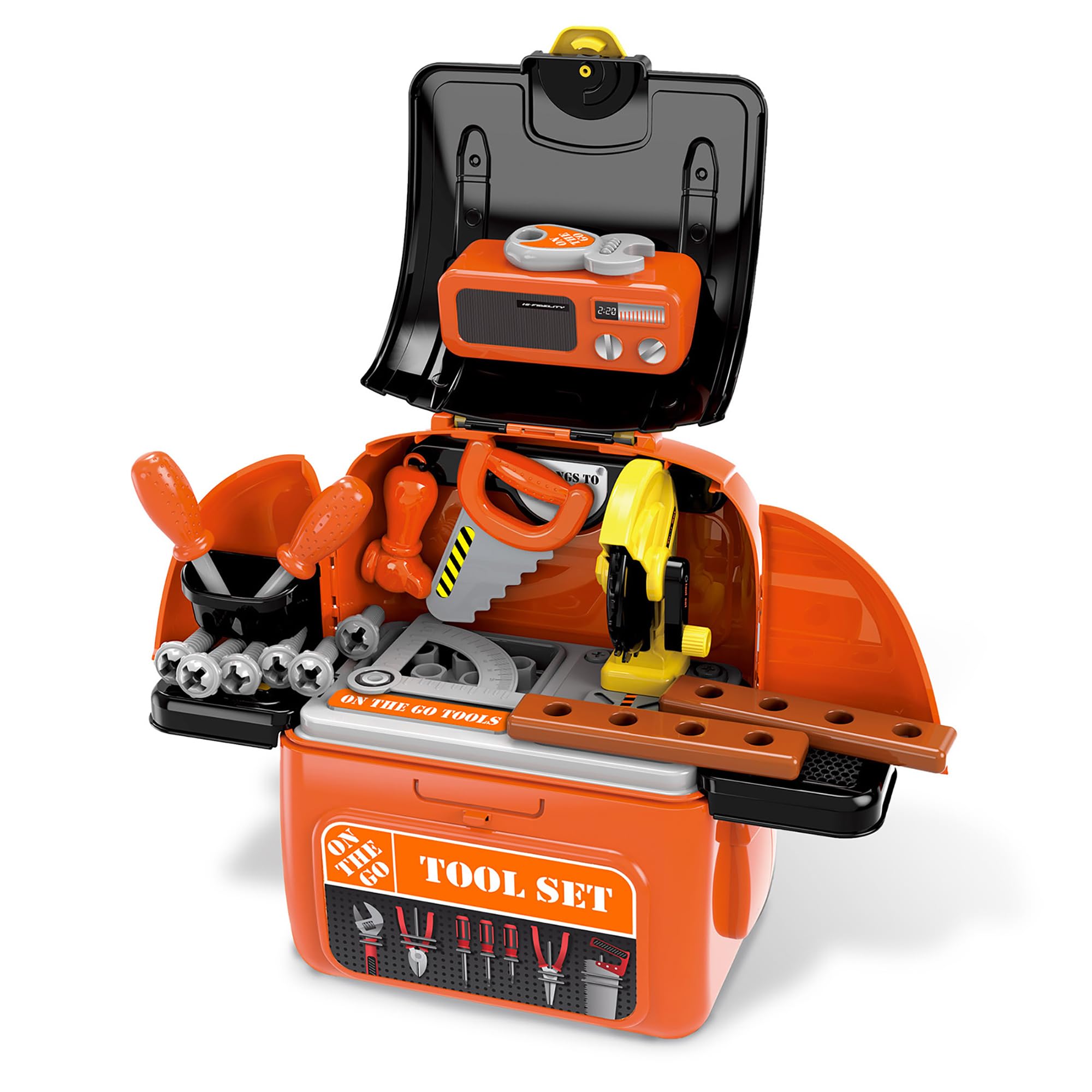 【未使用品】MAN WITH A MISSION キッズヘッズバッグ フード付き Amazon.com: Kid Galaxy On The Go Backpack - Pretend Play Tool Set