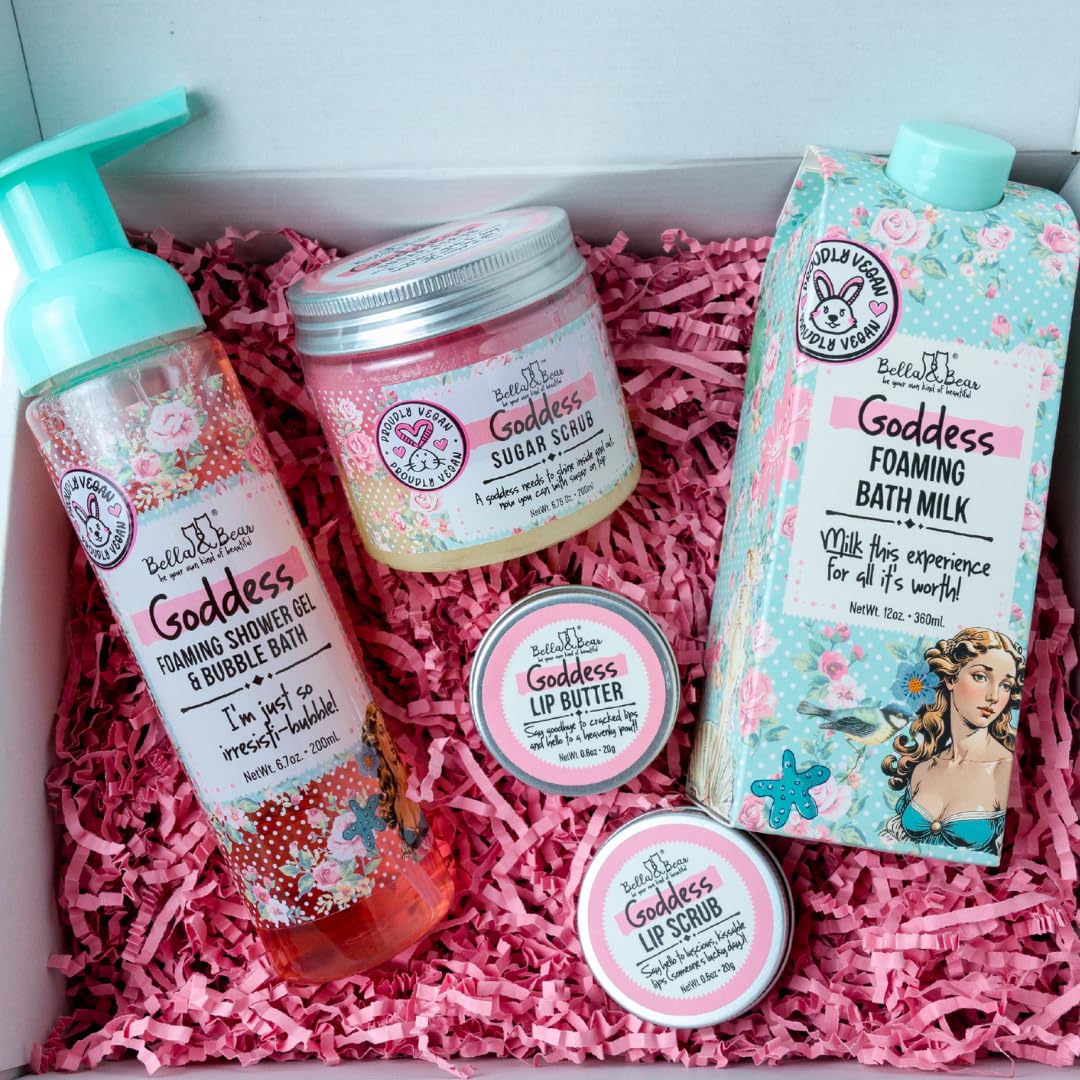 Amazon.com : Bella & Bear Goddess Mega Bath & Body Gift Set with ...