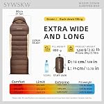 Down Sleeping Bag for Backpacking with Pillow, Envelope Ultraight Sleeping Bag for Camping and Hiking Outdoor with 680 FP Duck Down, YKK Two-Way Zipper (Coffee)