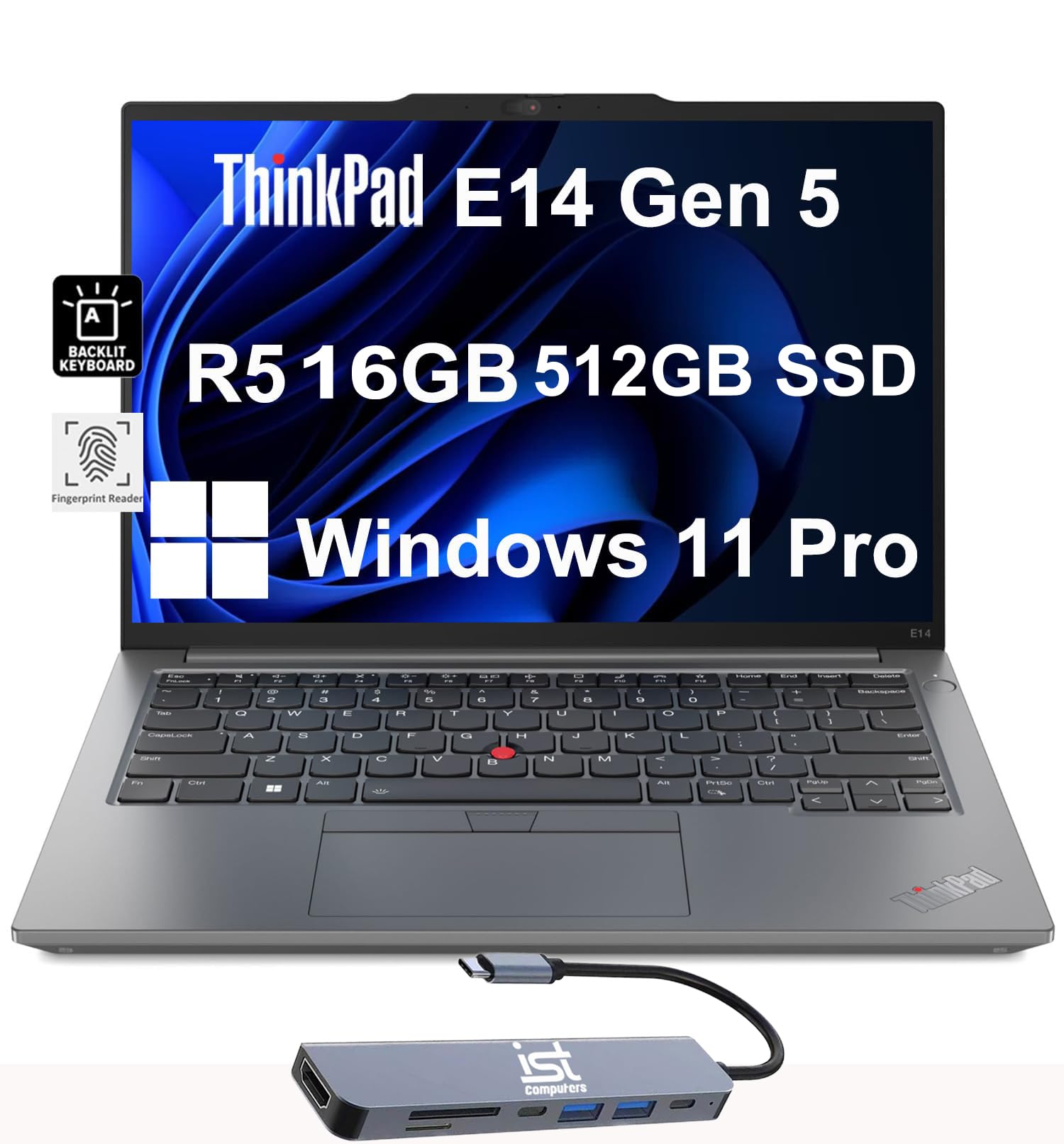 Amazon.com: Lenovo ThinkPad E14 Gen 5 Business Laptop (14