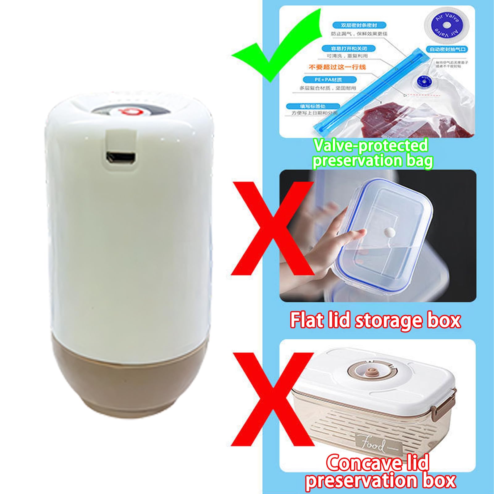 Bolsa de almacenamiento de filamento para impresora 3D, bolsa de vacío ABS PETG, resistente a la humedad, bolsas de sellado para mantener el filamento seco sellado, seguridad profesional de rosca