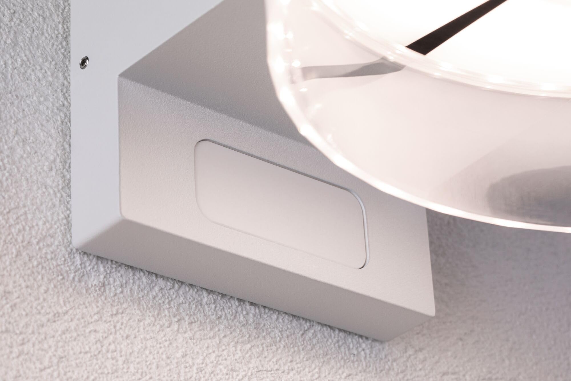 Paulmann 93112 LED Außenwandleuchte Capera Bewegungsmelder IP44 231mm 3000K 8 / 1x1,2W 700lm 230V Weiß Aluminium