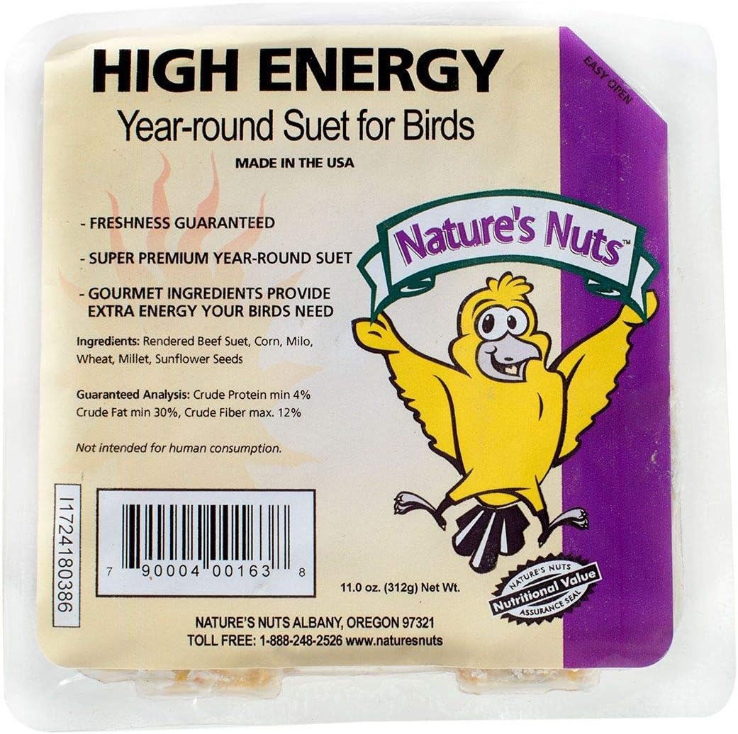 Nature's Nuts High Energy Suet (12 ea/case)