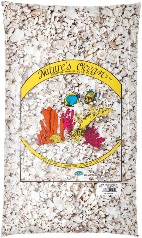 Nature's Ocean No.5 Taiwan Coral Aquarium Gravel, 20-Pound