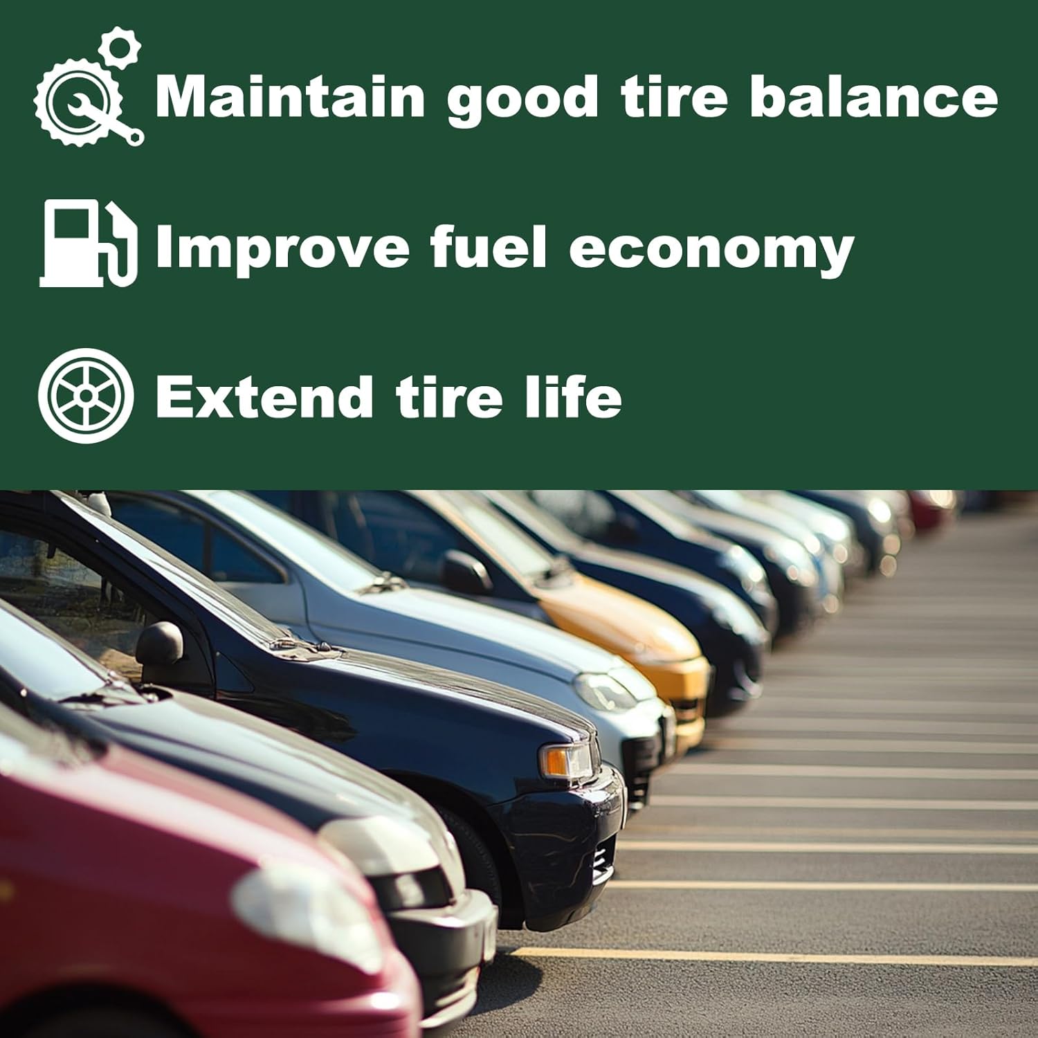 Tire Balance Beads 288oz Balancing Beads, Tempered Glass Tire Beads for Balance for Trucks, Trailer, Off-Road Vehicles, with Tire Tread Depth Gauge