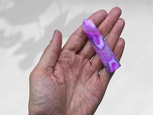 Miniatura 4 de Amazing Gemstone Torres de cristal de ágata rosa, obelisco de punta de cristal curativo natural para curación de Reiki y cuadrícula de cristal (2 a