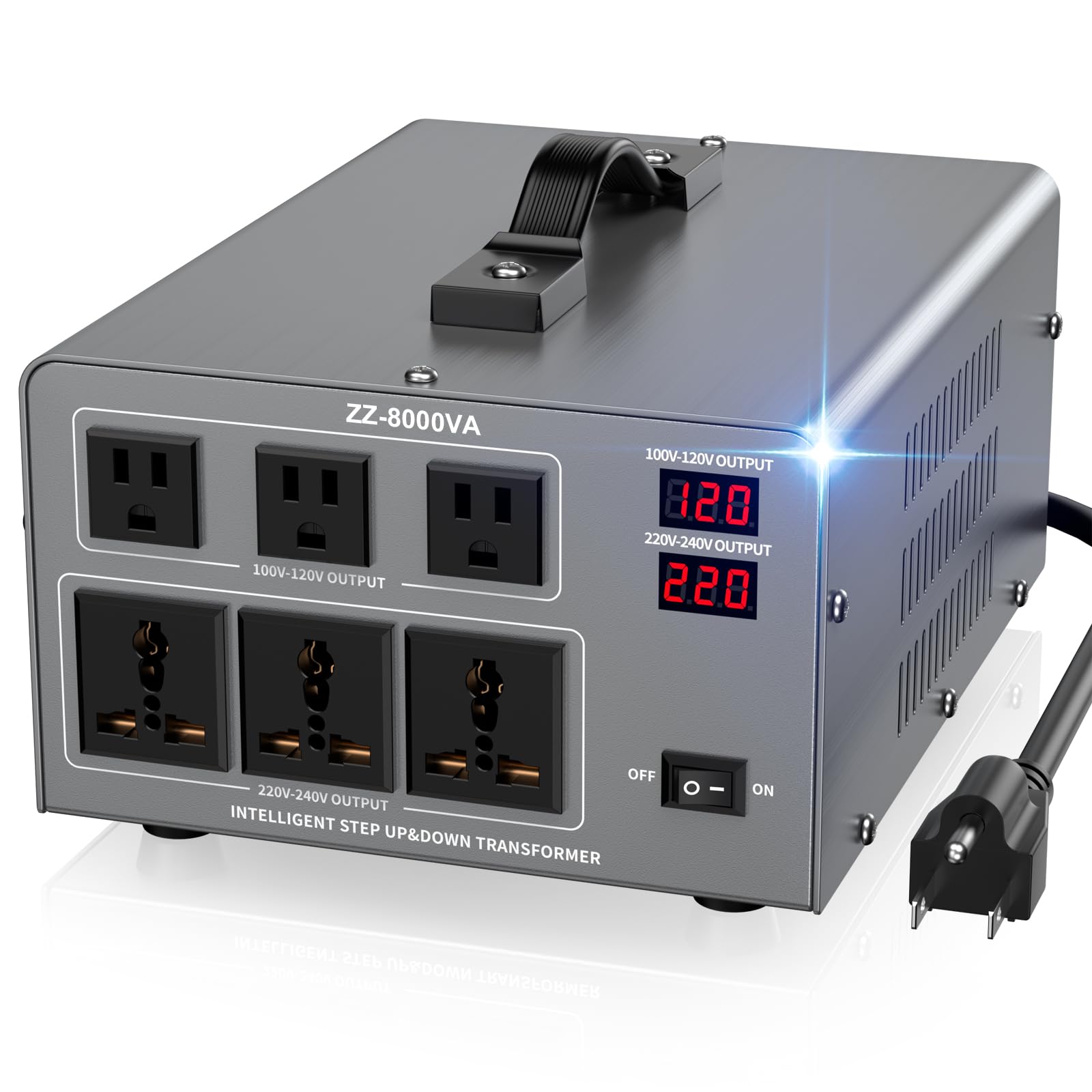 Spanningsregelaar op AC 220 V 10.000 W, elektronische transformator, spanningsregelaar op tijm, verstelbaar, hoge precisie, 1000 W voor elektrische apparaten