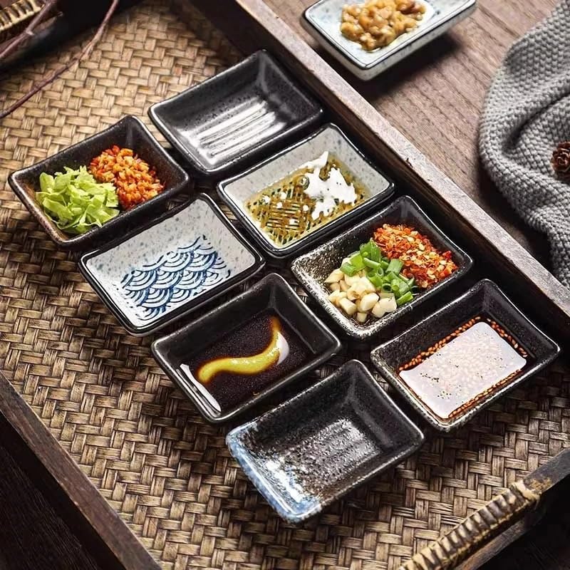 Ramequins à sauce en céramique pour éviter les mélanges de condiments - 3