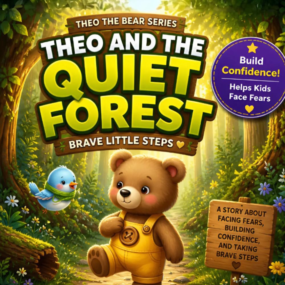 Theo and the Quiet Forest: A Children’s Book About Bravery, Facing Fears, and Trying New Things (Ages 3–7) (Theo’s World of Big Feelings)
