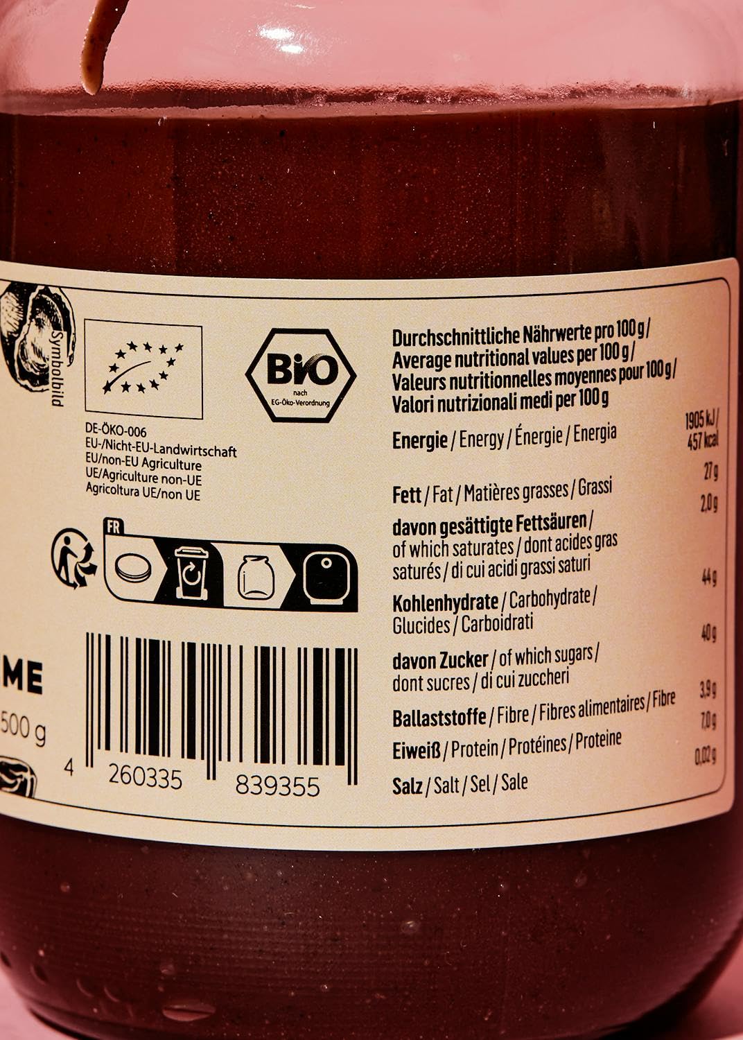 KoRo - Pâte à tartiner dattes-noisettes bio 500 g