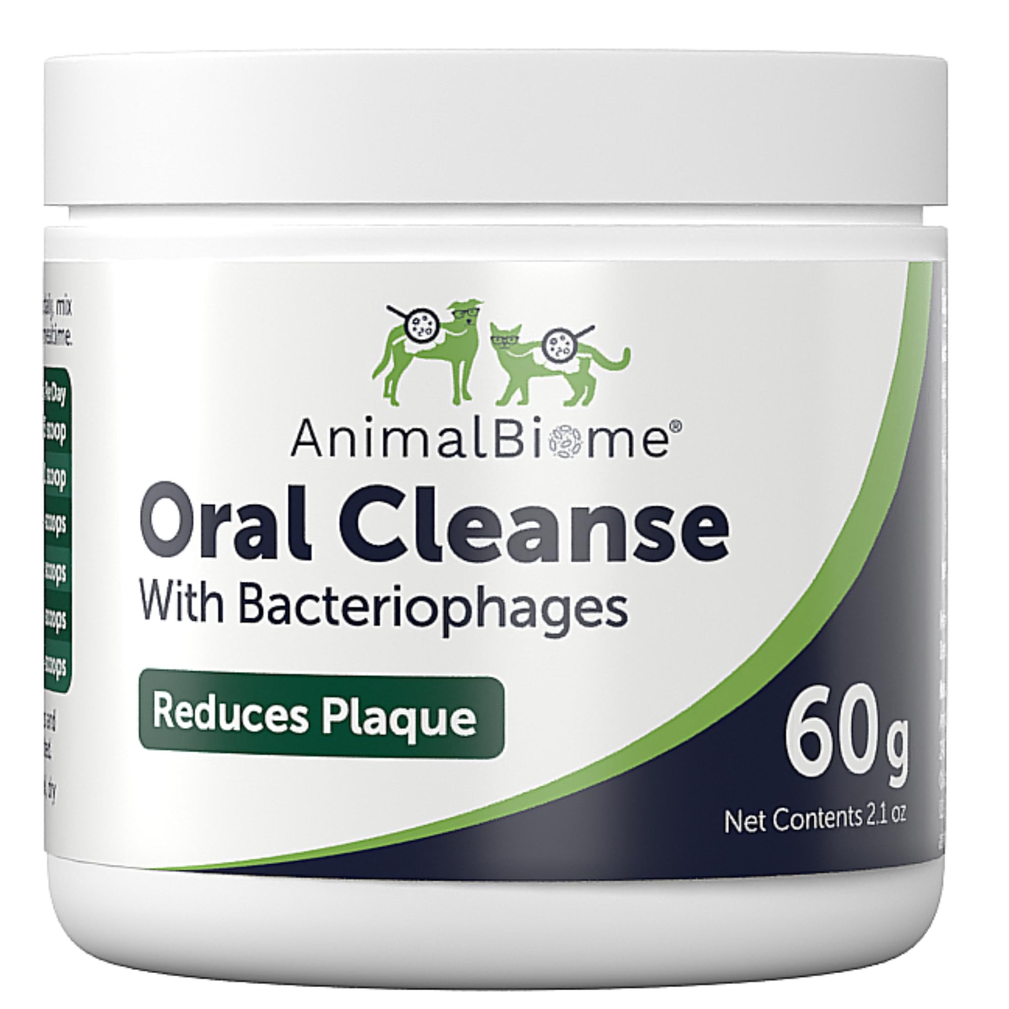 AnimalBiome Oral Cleanse Powder for Dogs & Cats 60g – Dog Teeth Cleaning Powder for Plaque & Tartar Support, Fresh Breath for Dogs, Pet Dental Powder for Oral Care, Cat Dental Care Probiotic Powder