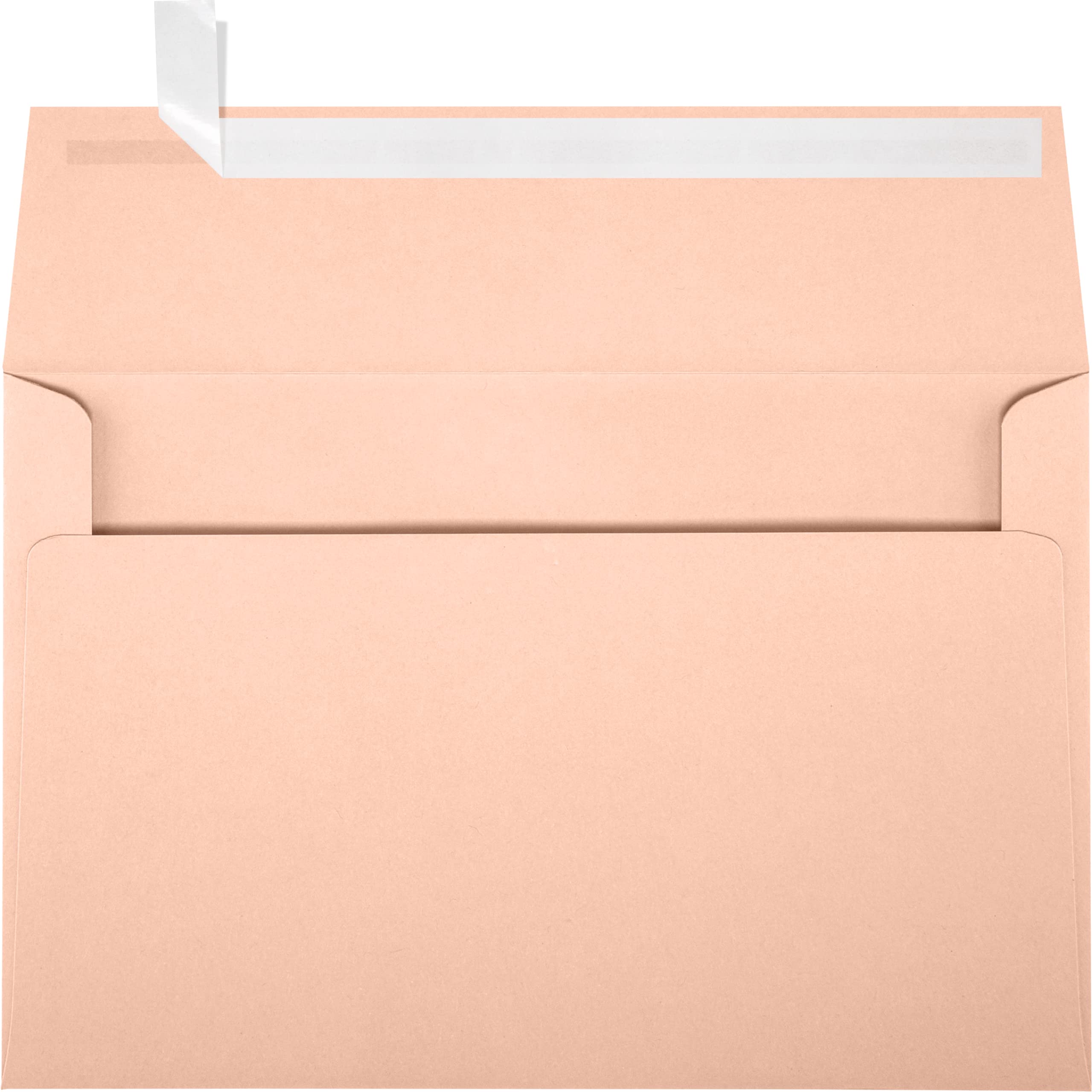 LUXPaper A9 Invitation Envelopes in 80 lb. Blush for 5 1/2 x 8 1/2 Cards, Printable Envelopes for Invitations, with Peel and Press, 50 Pack, Envelope Size 5 3/4 x 8 3/4 (Pink)