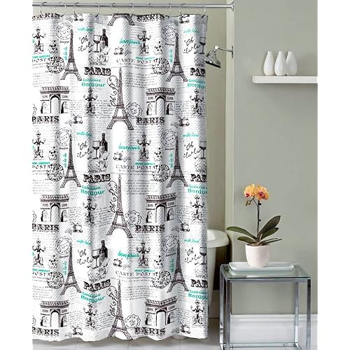 Shower Curtain Paris Amazon Com