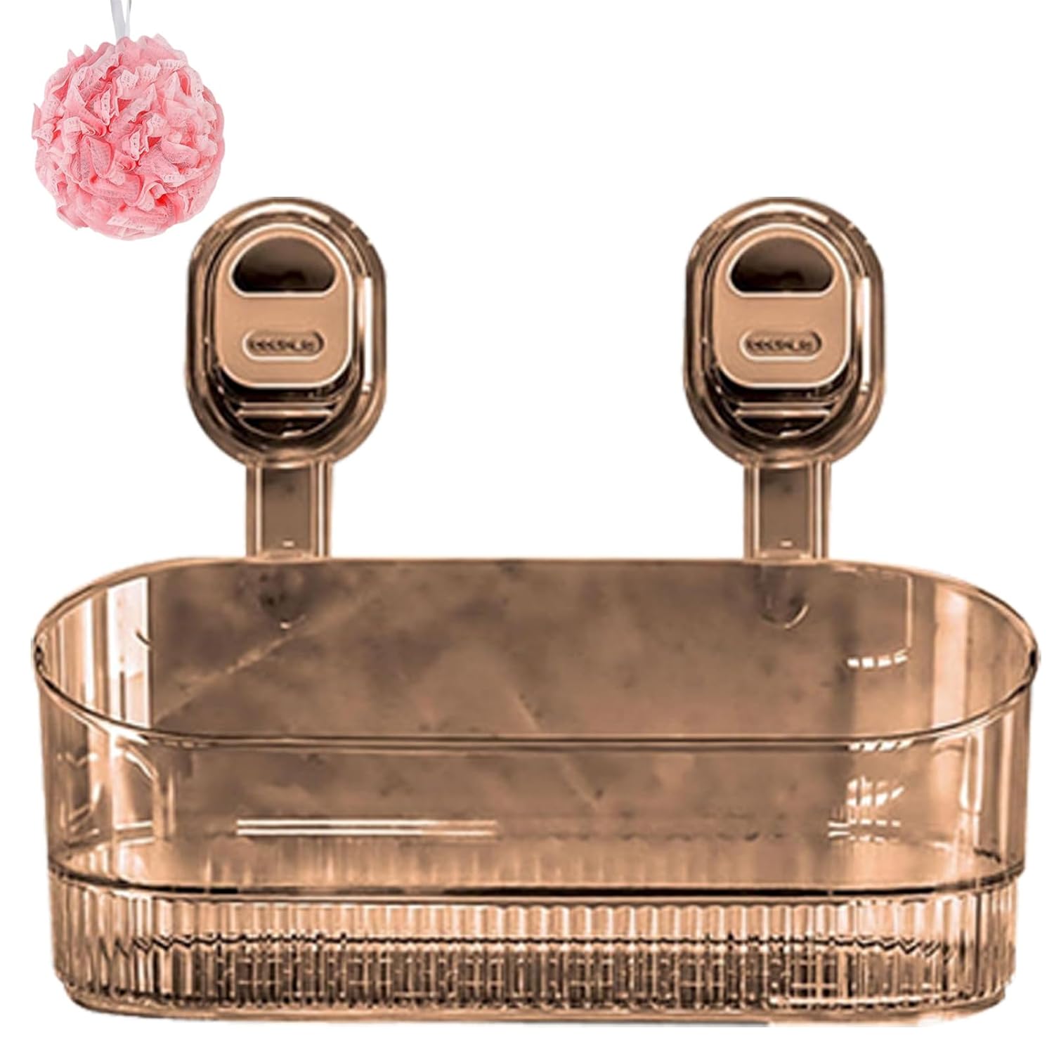 EYDHCN No-Drill Bathroom Drain Rack No-drill Bathroom Suction Storage Box Shelf Rack for Bathrooms Kitchen Shower Caddy Suction