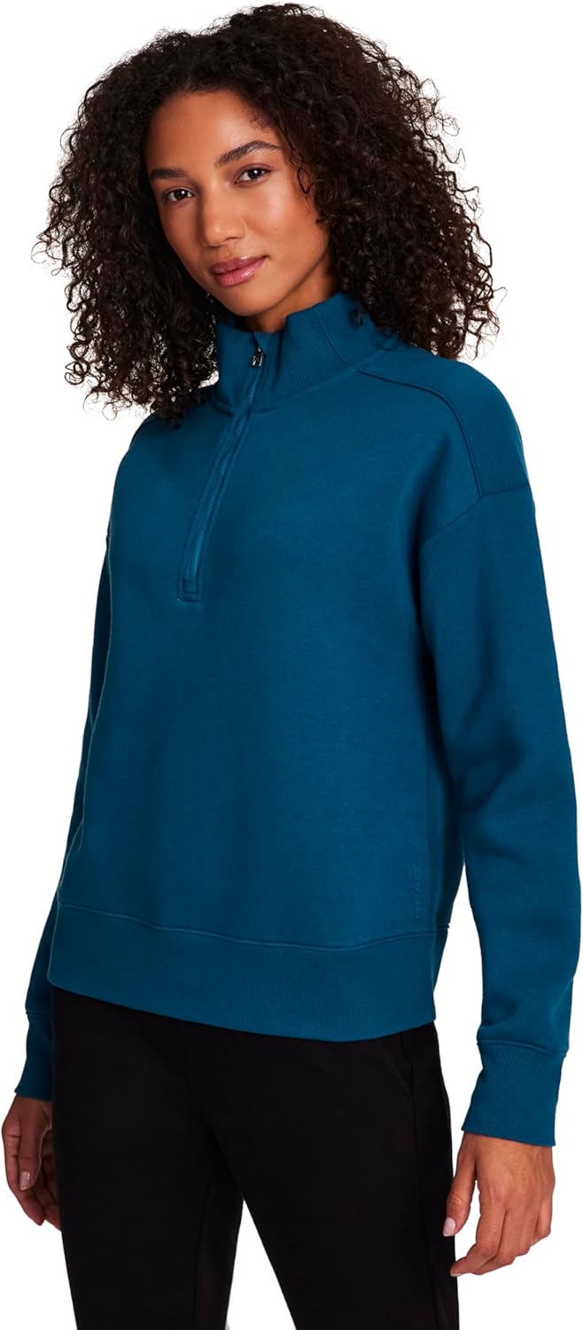 HEAD womens Supersoft Fleece Half-zip, Relaxed Fit, Midweight Fleece Material - Image 2