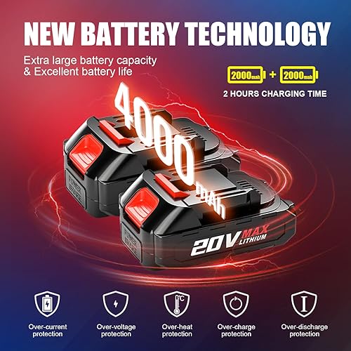 Miniatura 6 de Mini Chainsaw Cordless, 6 Inch Portable Electric Chainsaw, One-Hand Handheld Small Chain Saw for Cutting Wood Trimming and Woodworking- Mini Chain