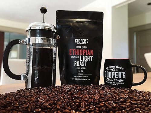 Miniatura 4 de Ethiopian Bold Light Roast Grado 1 - Café de grano entero - Bolsa de 2 libras y Sumatra orgánico tostado oscuro - Café en grano entero - Bolsa de 2