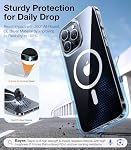 TORRAS Slim iPhone 16 Pro Max Case 6.9''[0.03in, 0.98oz] World's Thinnest Magnetic Case, 38 N52 Magnets for MagSafe, Bayer Hard PC with Nano-Coating Protection, Anti-Fingerprint Matte, Clear