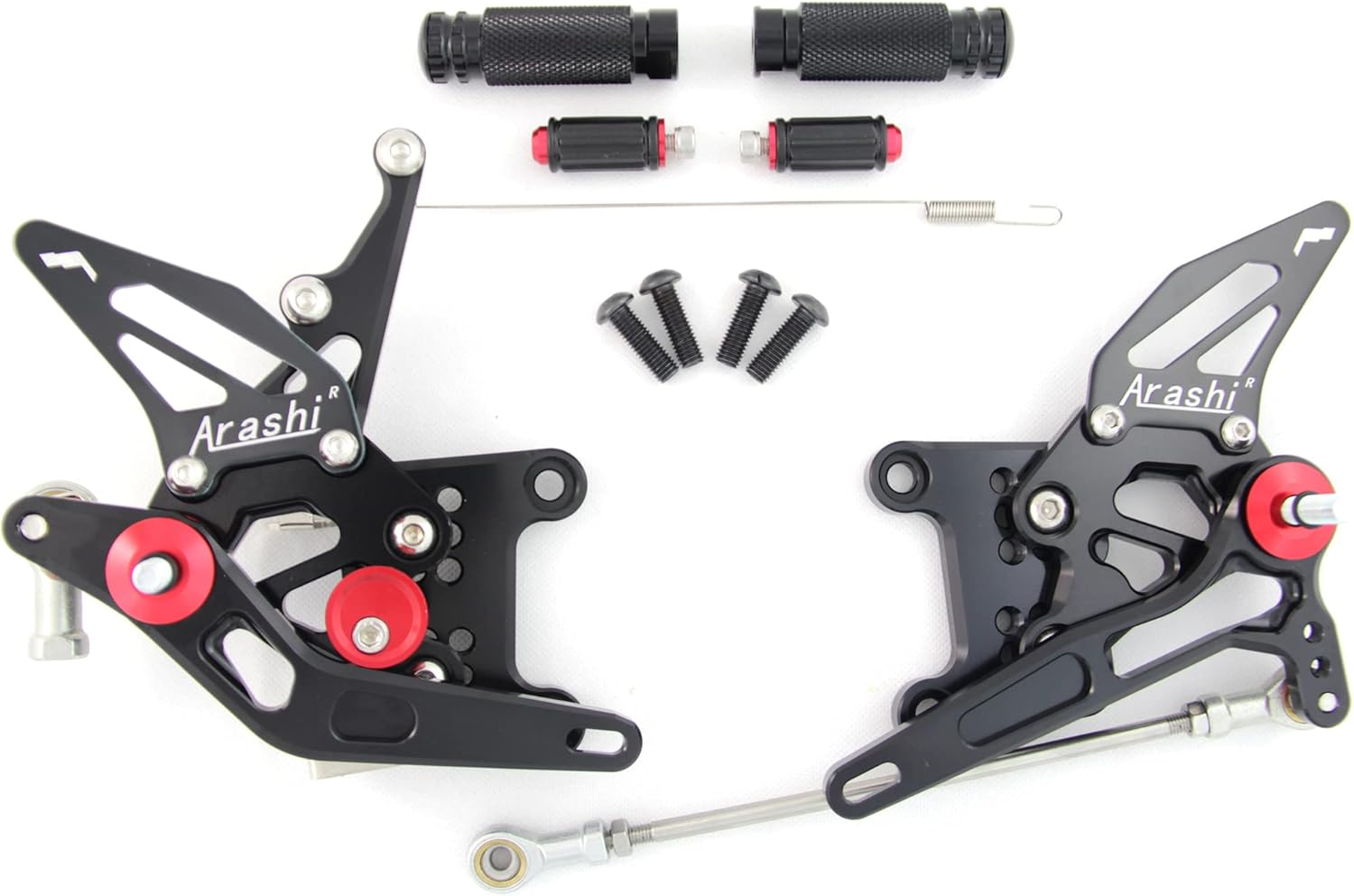 Arashi Rearsets Footrests FootPegs for Speed Triple 1050