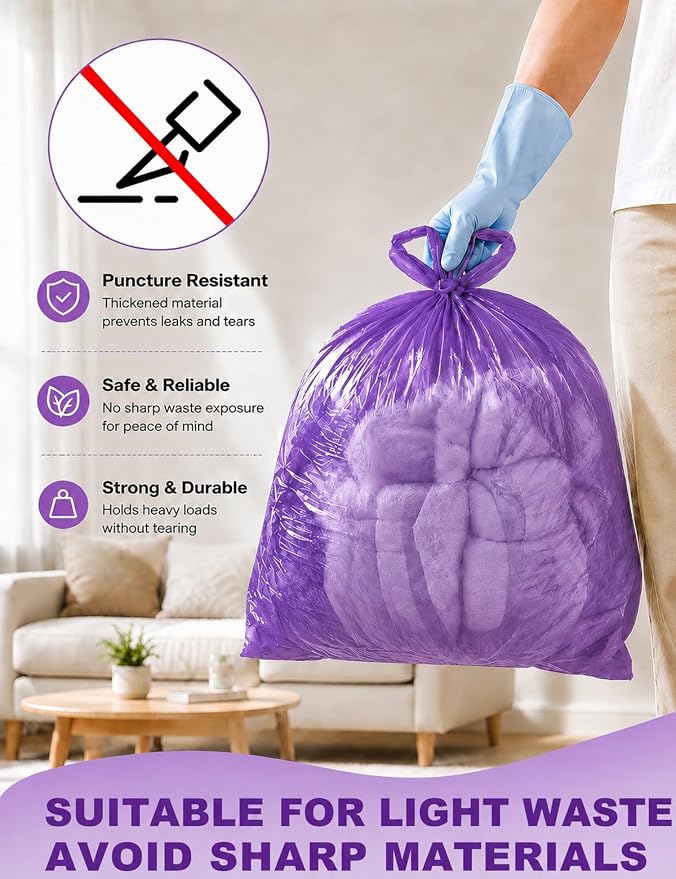 Bolsas Desechables para Pañales de Adulto Grandes 23x18 Pulgadas, 96 Unidades miniatura 9