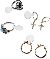 Vista 6 de N 'icePackaging - 1000 unidades - Tyvek White Barbell Jewelry Etiquetas de precio (1.38 pulgadas x .5 pulgadas) - para ventas/limpieza/mercado