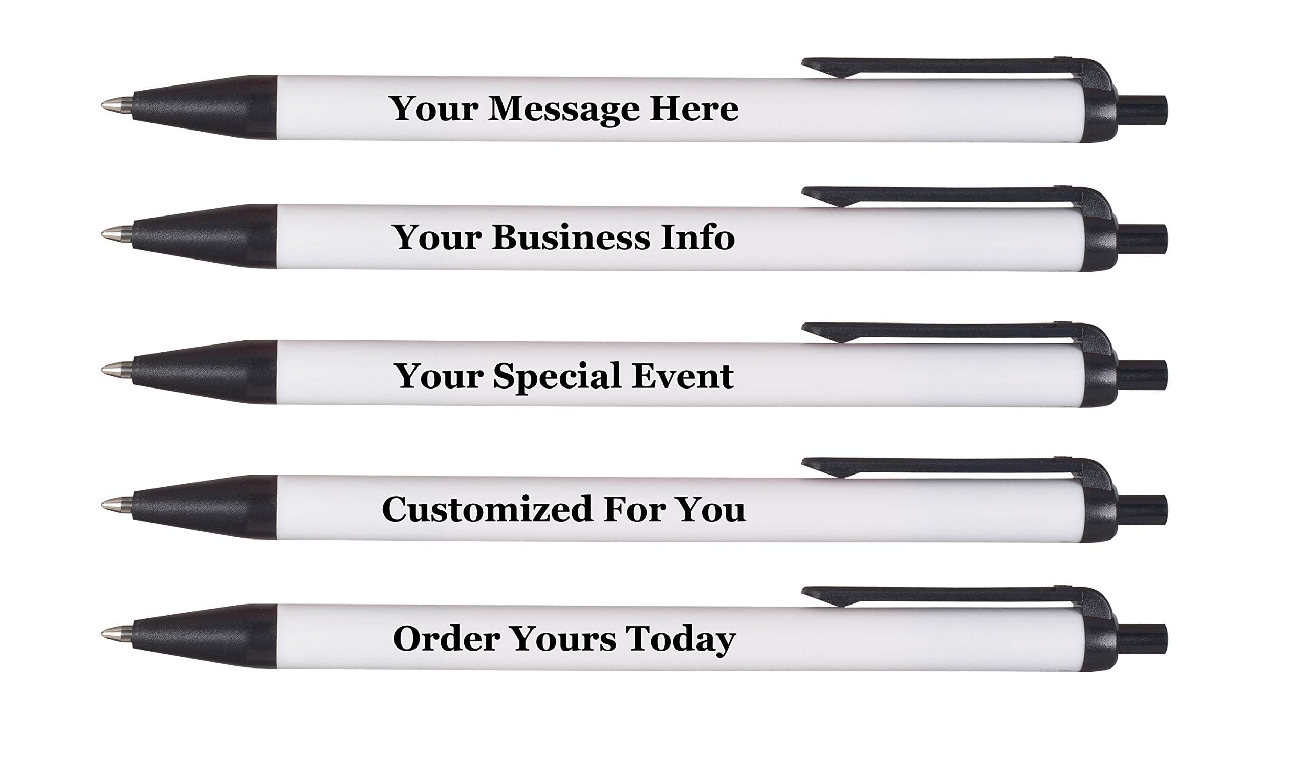 RevMark Personalized Ballpoint Pen, Custom Printed Name, Business or Event Information, Timeless Advertising, USA Made Pens, Promotional Marketing,