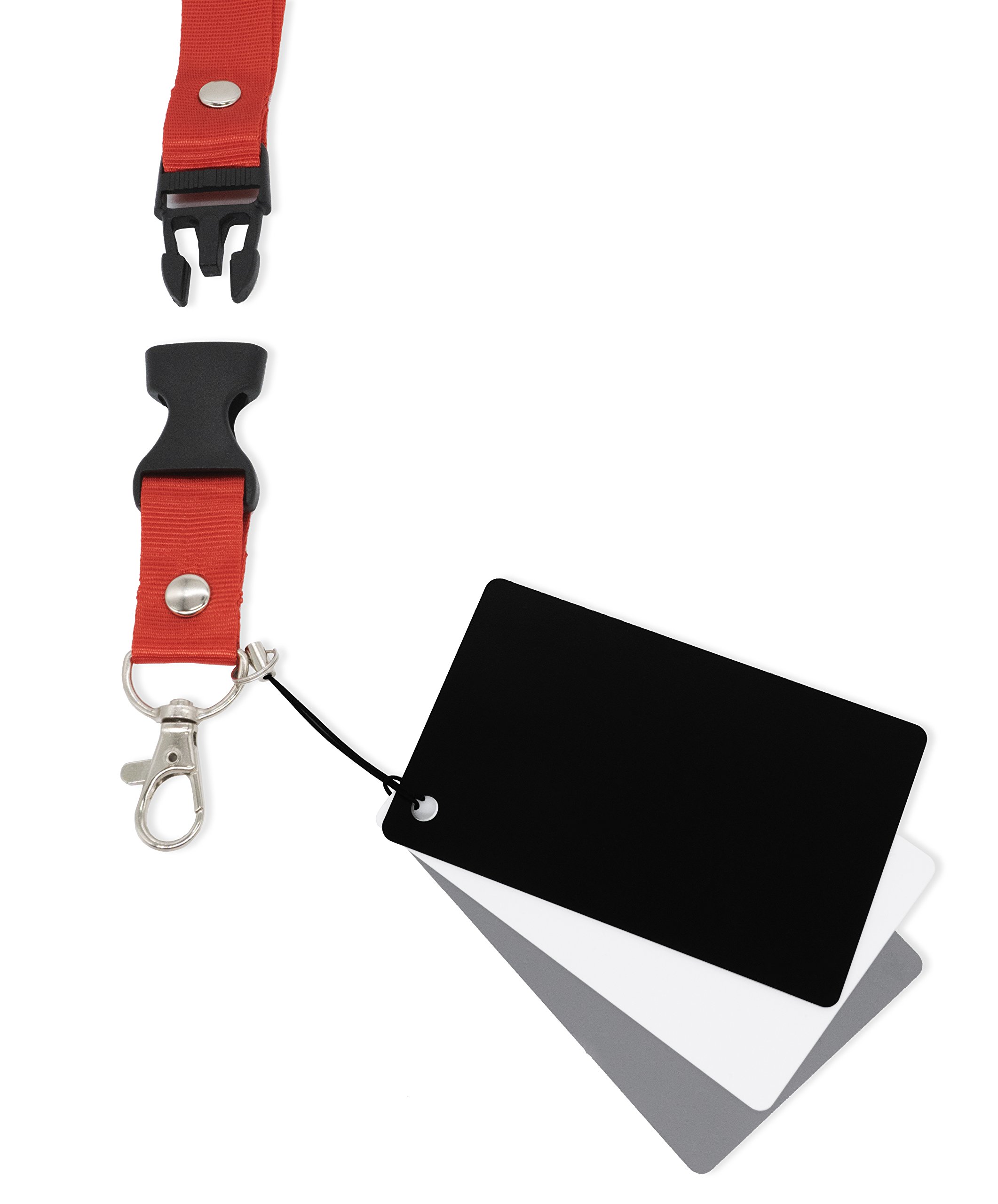 MyGadget Scheda Carta Grigia 3 in 1 18% Grigio Bianco Nero Calibrazione Esposizione Fotografica