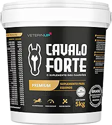 Suplemento Cavalo Forte Premium 5KG | Custo-Benefício para Massa, Energia e Saúde Intestinal | Formulado com Creatina, Lisina e Probióticos | Indicado Veterinário