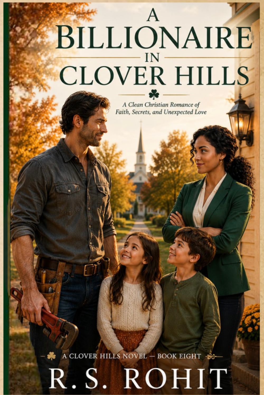 A Billionaire in Clover Hills: A Clean Christian Romance of Faith, Secrets, and Unexpected Love (A Clover Hills Novel)