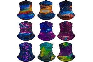 9-Piece Headwear Set for Multipurpose Protection