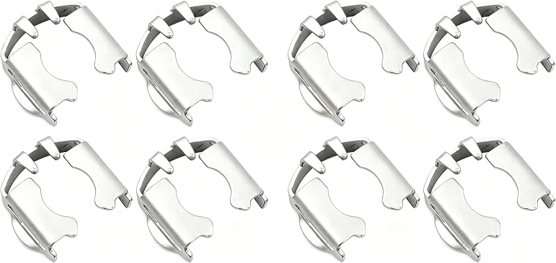 Presilha metálica de retenção do injetor de combustível HiSport PC61004 12570620 17113553 – Kit com 8 unidades