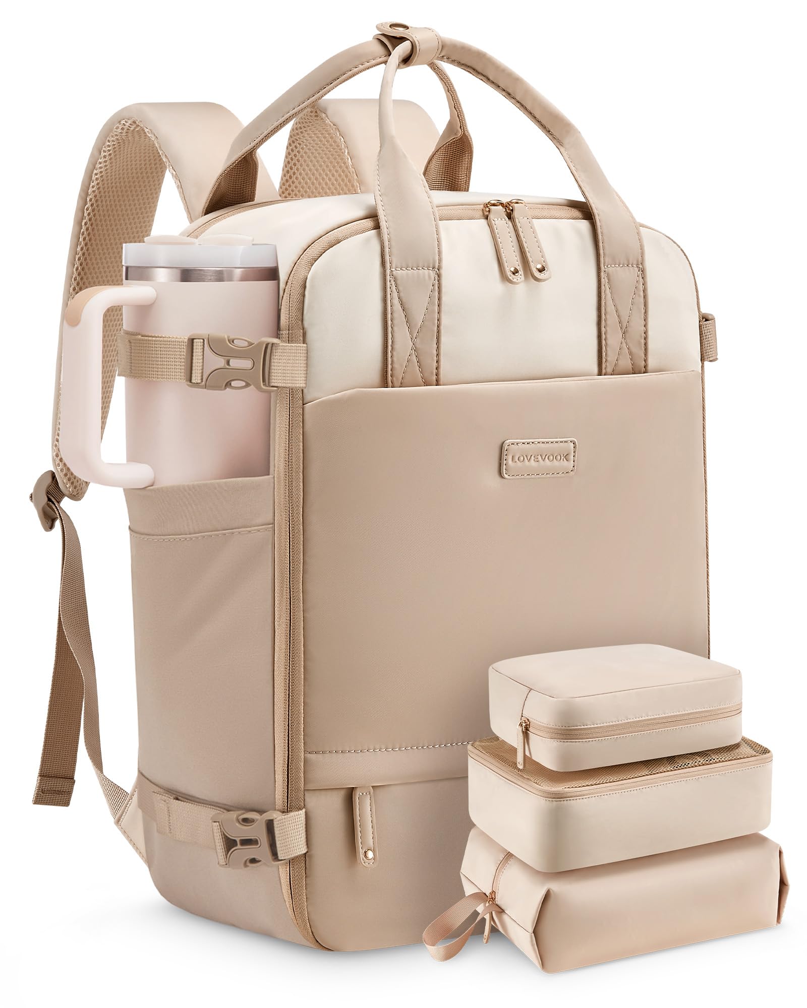 LOVEVOOK Reiserucksack Damen Handgepäck Tasche für Flugzeug