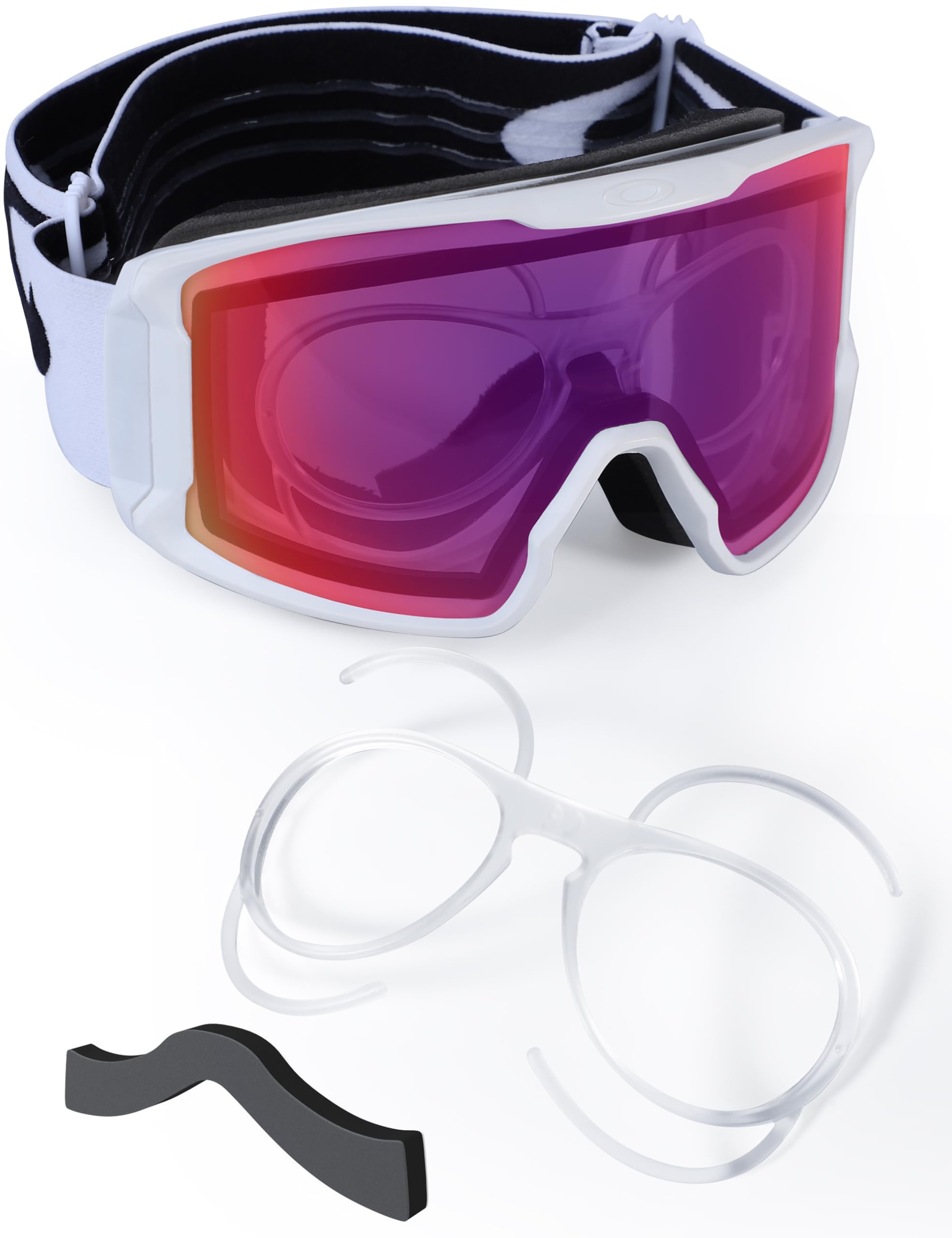 Rx Optical Insert lunettes de ski Oakley Flight Deck L OO7050 OO7104 transparent - 7