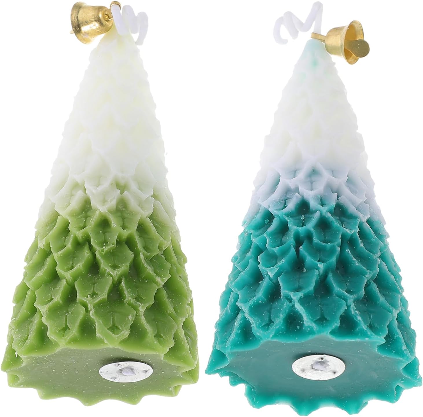 Christmas Tree Scented Candle Xmas 2pcs Paraffin Decorative for Festivals