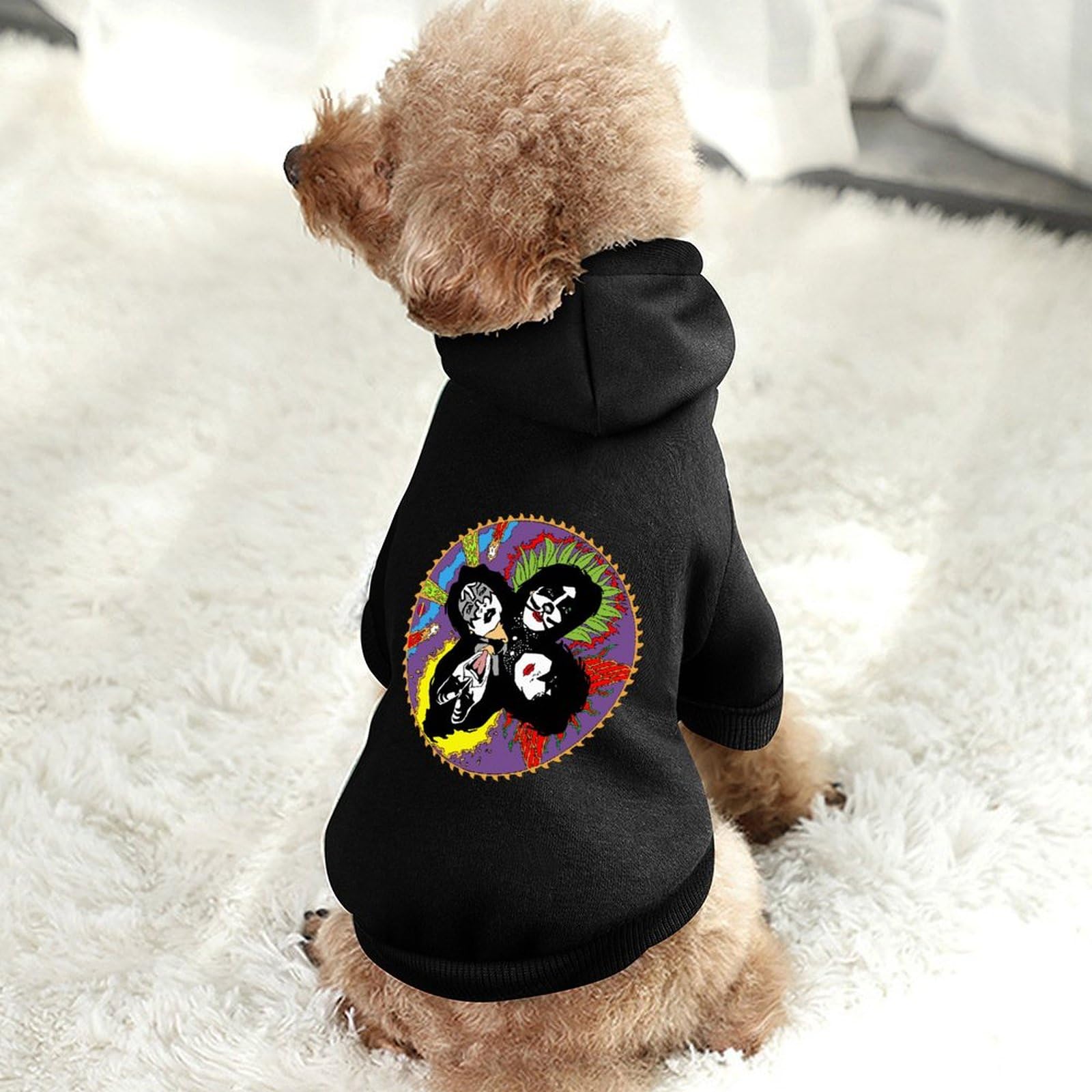 Amazon.co.jp: ペット服 キッス KISS ロックバンド 犬服 猫服 パーカー