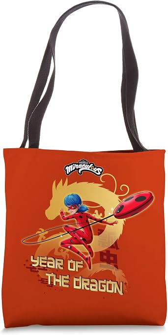 Miraculous Ladybug Lunar Year of The Dragon Tote Bag