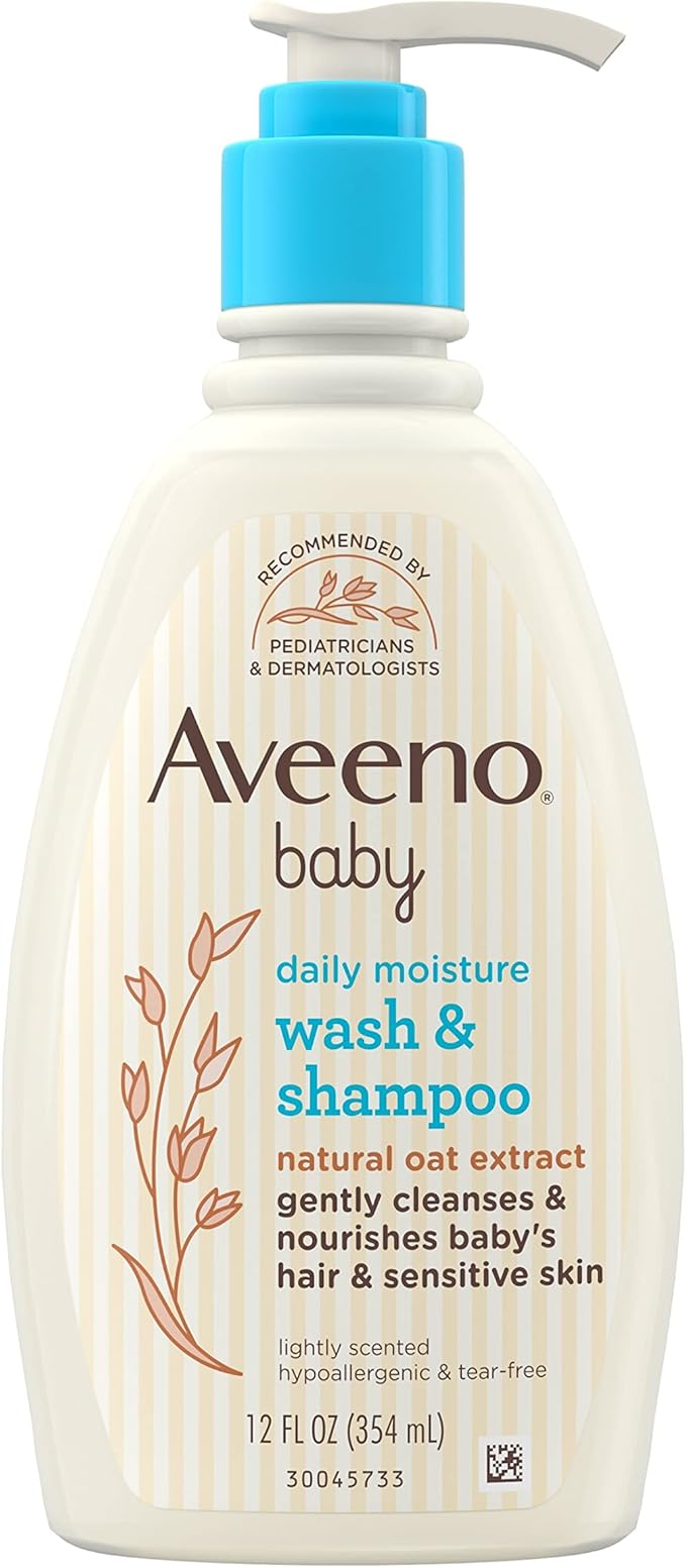 Aveeno Baby Daily Moisture Gentle Body Wash & Shampoo with