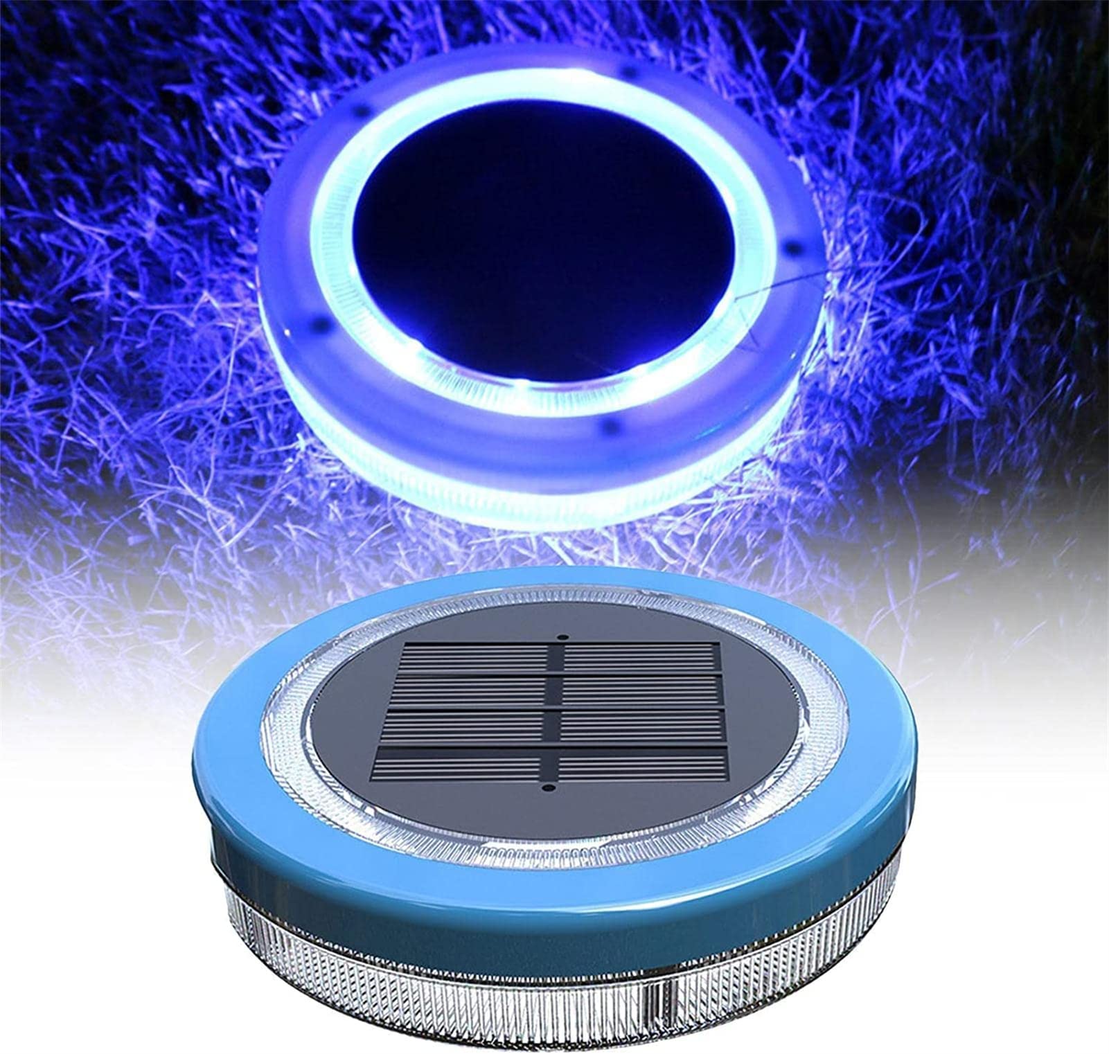 LED Poolbeleuchtung, IP68 Pool Beleuchtungen Unterwasser Pool, Solar Wasser Schwimmende Lampen Poollampe Solarlampe für außen Garten Rasen Teich Pool Brunnen Aquarium (4PCS)