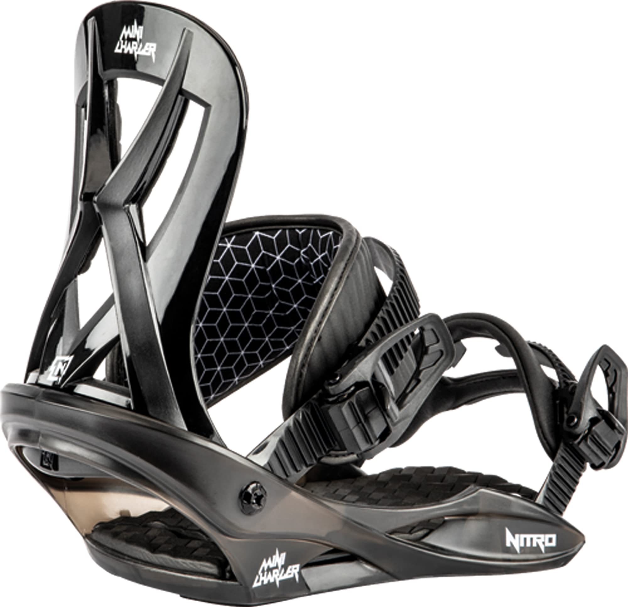 Nitro Unisex młodzieżowa mini ładowarka BDG (polybag) ´22 wiązanie snowboardowe, czarna, S