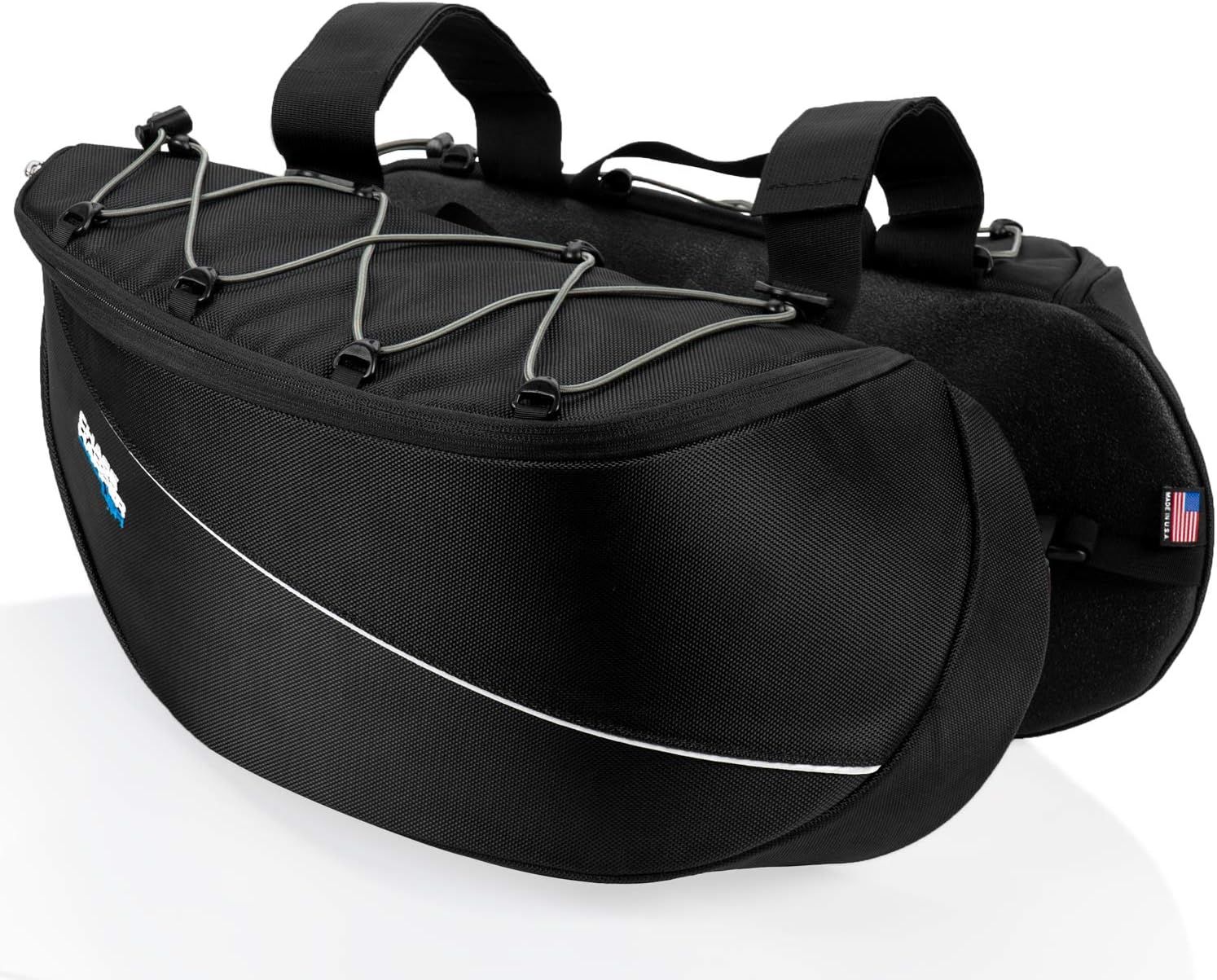 Chase Harper USA 3005 Ruckus Saddle Bags - Compatible with All Honda Ruckus Model Years - Water-Resistant, Tear-Resistant, Industrial Grade Ballistic Nylon - Easy to Use Mounting System