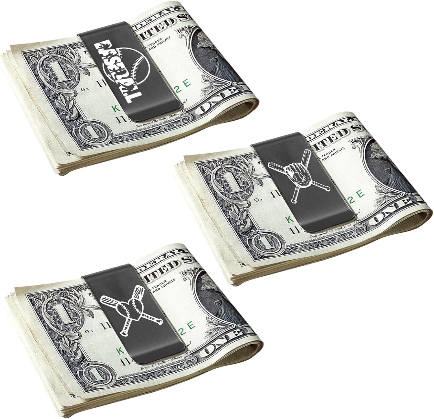 Unisex Heavy-Duty Money Clip: Scanner Defense System, Minimalist Metal Wallet