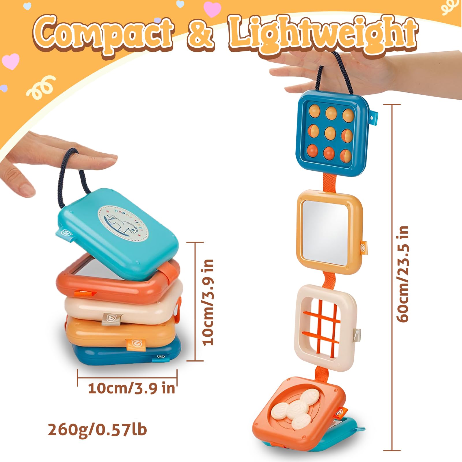 Sunarrive Cube Sensoriels Souples A Empiler - Cube D'activité Bébé