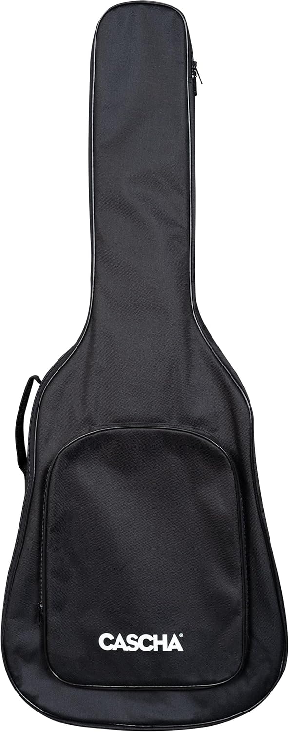 Front view of the CASCHA padded carrying bag for ukulele