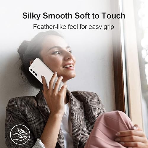 Miniatura 6 de GiiYoon Silicone Case Compatible with Samsung Galaxy S21 FE 5G, Full Body Silky Soft Touch Phone Case with Camera Protection, Shockproof Cover with