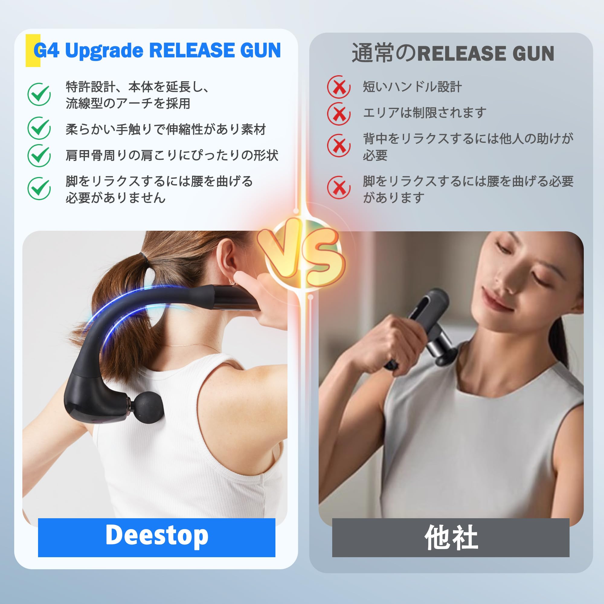 EVERTOP 4-in-1 多機能マッサージガン EVERTOP 4-in-1 多機能マッサージガン