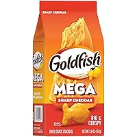 Vista 7 de Goldfish Mega Bites Galletas de Queso Cheddar Fuerte, Bolsa de 5.9 Oz