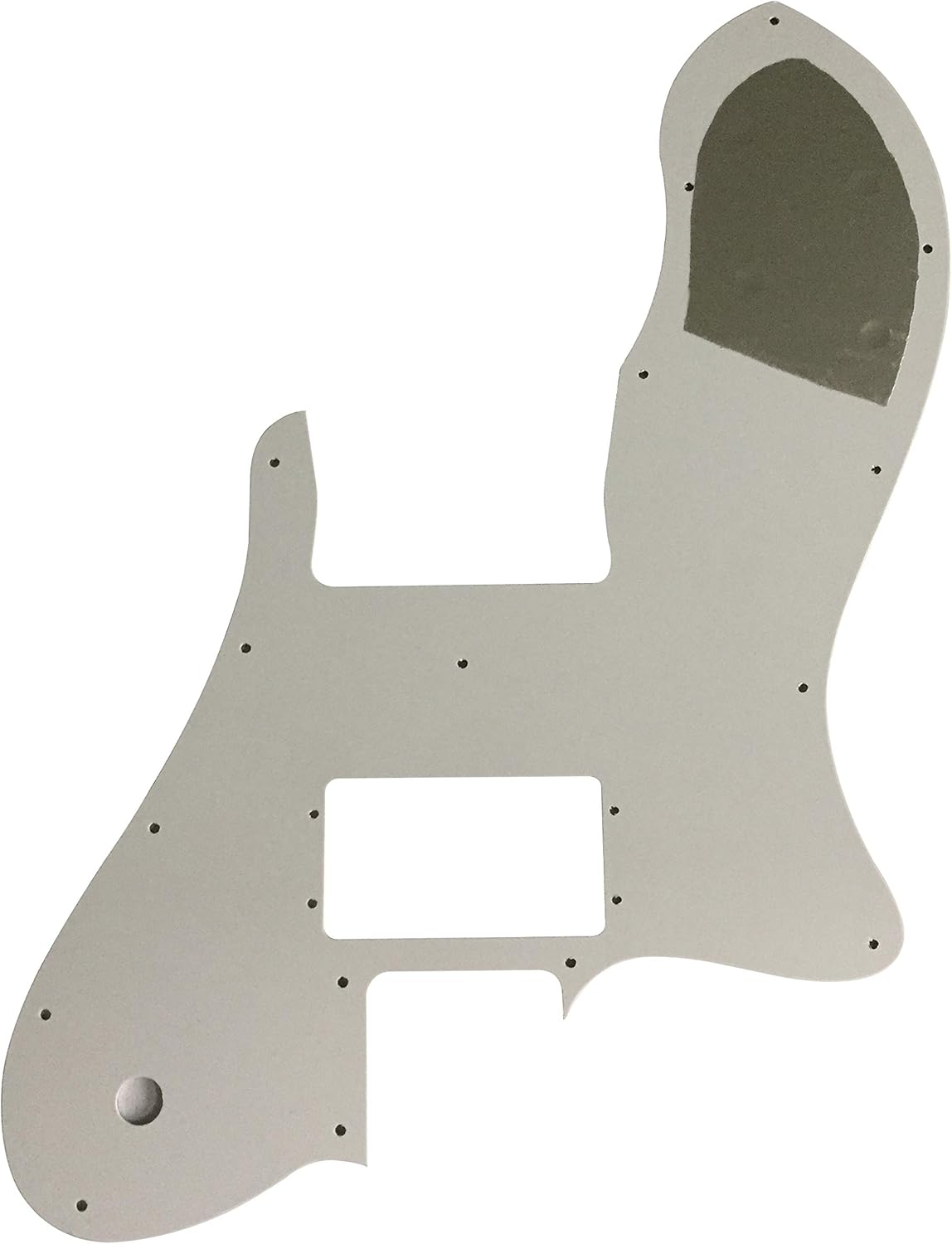 Electric Guitar Pickguard for Fender US '72 Telecaster Deluxe Reissue Wide Range Style (4 Ply White Pearl)